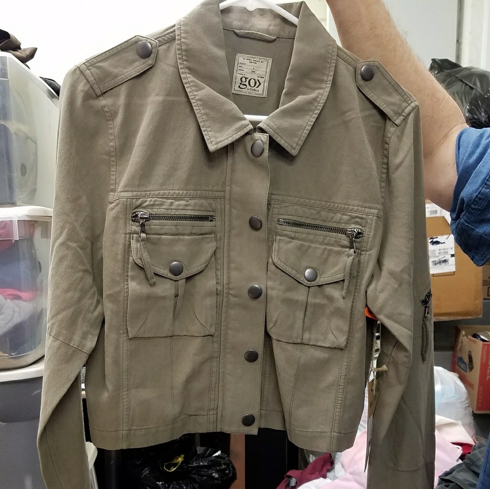Go by go silk flight jacket